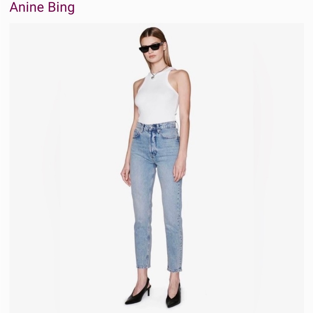 Anine Bing Relaxed Skinny Jeans Size 26 - Picture 6 of 15